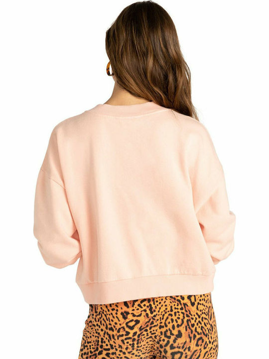 Sunny Wave Cropped Women's Sweatshirt Peachy Daze