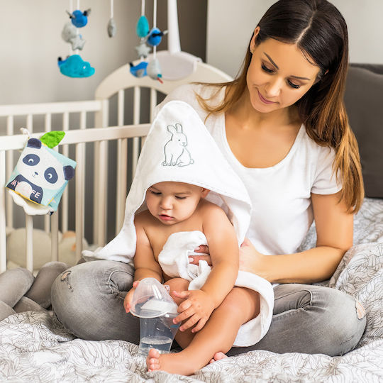 Babyono Детска Худи-Мантия с Качулка 100x100 см Babyono Детска Худи-Мантия с Качулка 100x100 см