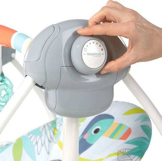 Bright Starts Elektrisch Baby Relax Schaukel Rainforest Vibes Mehrfarbig für Kind bis 9kg