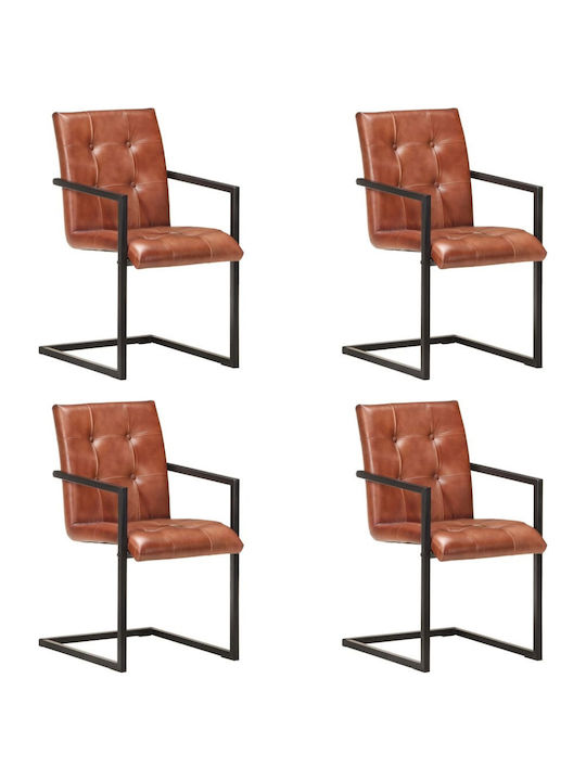 Überhang Stühle Speisesaal Coffee 4Stück 51x56x91cm