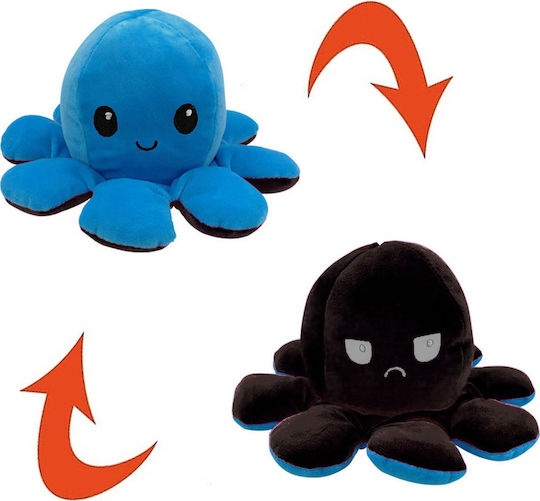 Plush Reversible Octopus Rotating Octopus That Changes Mood