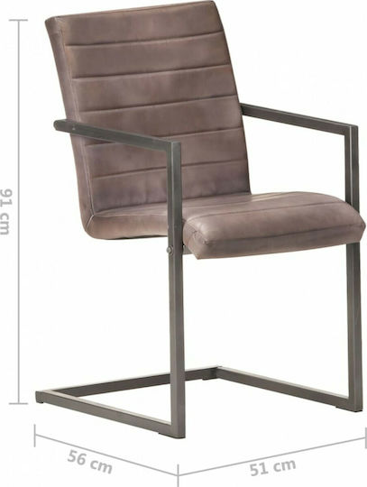 Überhang Stühle Speisesaal Coffee 2Stück 51x56x91cm