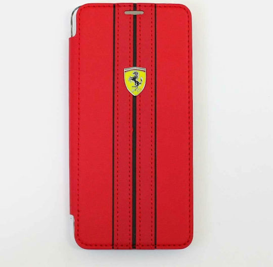 Ferrari Urban Book Leather Red (Galaxy S9)
