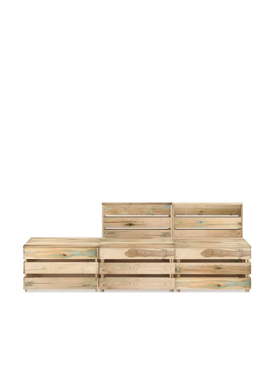 Tree-Seater Sofa Outdoor from Pallets 180x70x66cm