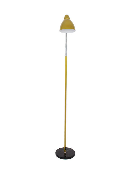 GloboStar Floor Lamp H155xW14.5cm. with Socket for Bulb E27 Gold