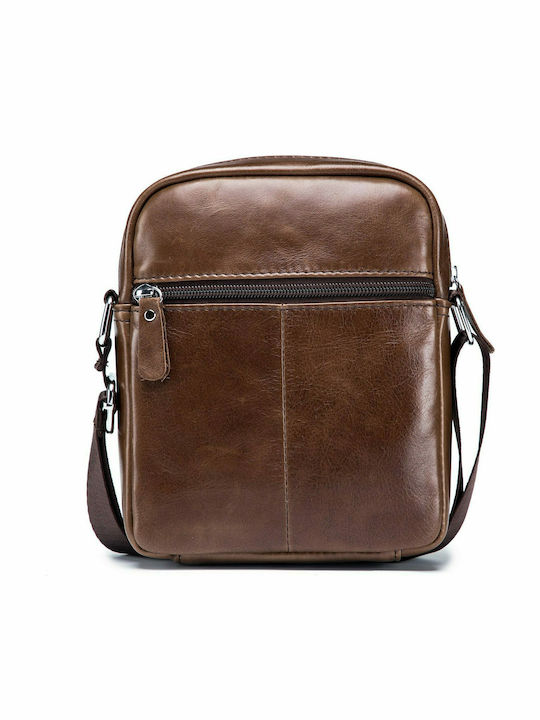 Leather Men's Bag Shoulder / Crossbody Brown