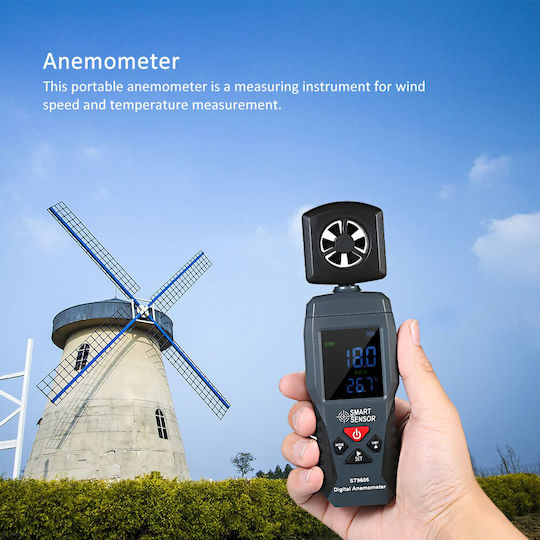 Smart Sensors ST9606 Wind Gauge with Sensor 0,3~30m/s