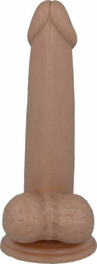 Intense Mr Intense Realistic Cock 10 Glass Dildo with Balls and Suction Cup Flesh 18cm
