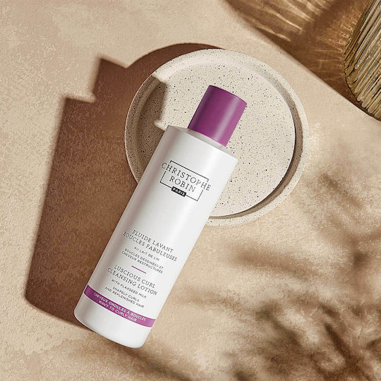 Christophe Robin Luscious Curl Conditioning Cleanser Shampoos Hydration for Curly Hair 250ml