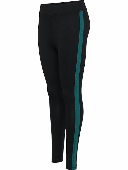 Frauen Gekürzt Leggings Hochgeschnitten Schwarz