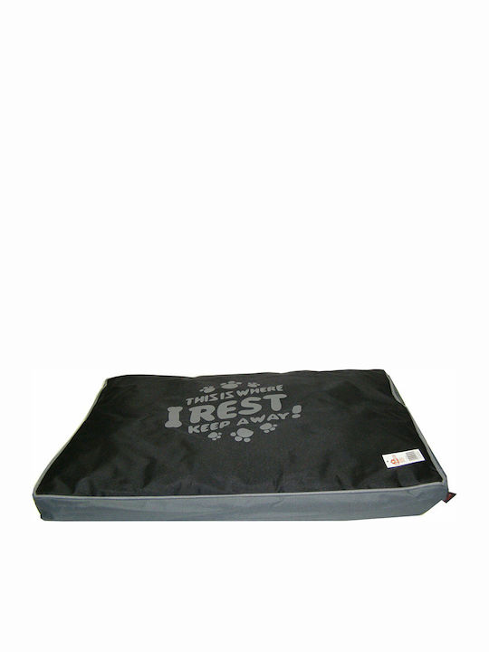 Pet Interest Indoor Matratze für Hunde Rechteck Schwarz 120x80cm.