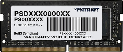 Patriot Signature 16GB DDR4 RAM mit Geschwindigkeit 3200 für Laptop