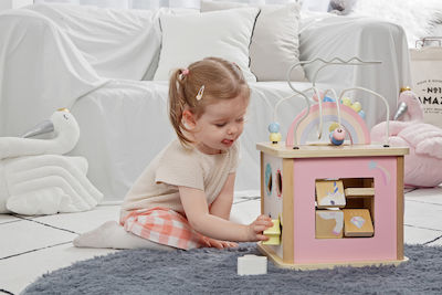 Classic World Activity Cube Κύβος Δραστηριοτήτων Dream Activity Cube made of Wood for 18++ Months