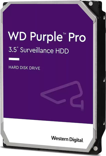 Western Digital Purple Pro Surveillance 8TB HDD Hard Drive 3.5" SATA III 7200rpm with 256MB Cache for Recorder