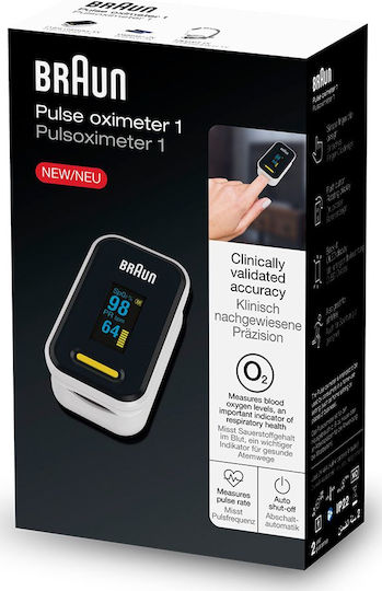 Braun Oximetru de Puls Degetul Negru