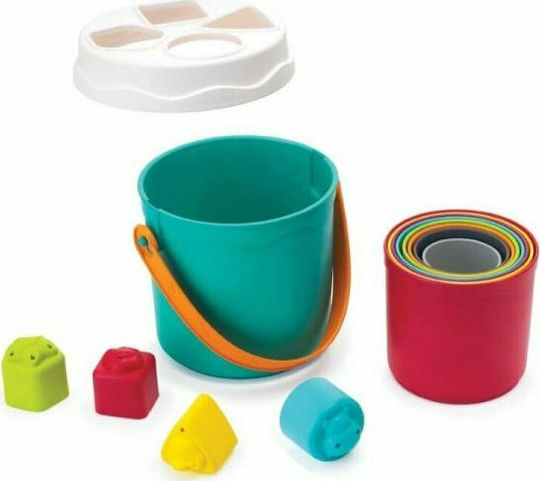 Infantino Παιχνίδι Στοίβαξης Stack 'N Nest Buckets για 6+ Μηνών