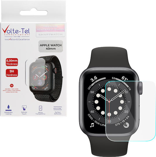Volte-Tel 2.5D Full Glue Gehärtetes Glas für das Apple Watch 40mm,Apple Watch 4/5/6/SE 40mm 1Stück 8280979