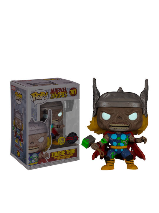 Funko Pop! Marvel: Zombie Thor Bobble-Head & Glows in the Dark Special Edition