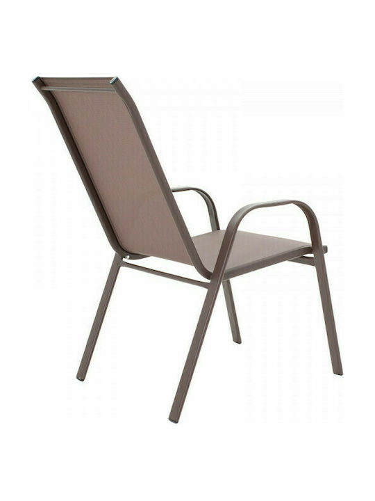 Set Sala De Mese Pentru Exterior Valor Calan 7 Piese Maro