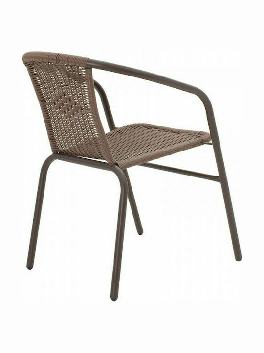 Set Sala De Mese Pentru Exterior Valor Obbi 7 Piese Maro