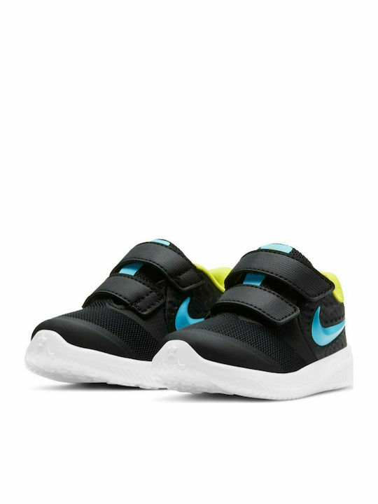 Star Runner Star Runner 2 Kids Sports Shoes Running with Hoop & Loop Closure Black