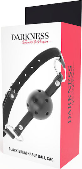 Darkness Breathable Clamp Gag Cagulă în Culoare Negru