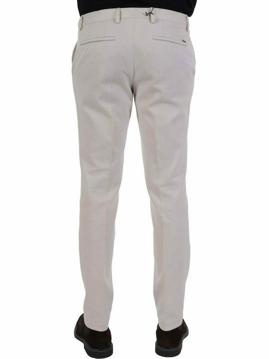 Hugo Boss Business Wylson Herrenhose Chino in Slim Passform Ecru