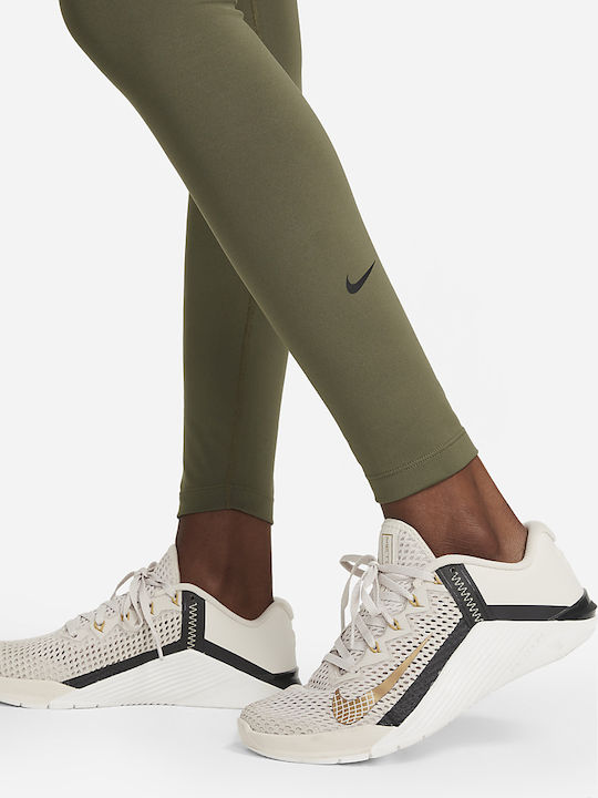 One Women's Long Yoga Legging High Waisted Dri-Fit Khaki