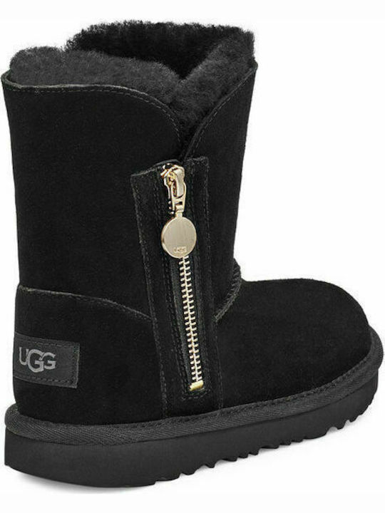 Bailey Kids Boots with Zipper Black