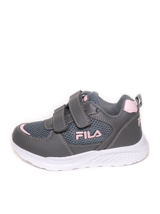 Comfort Happy Kids Sneakers with Scratch Gray