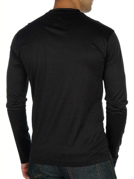 Emporio Armani Men's Long Sleeve Blouse Black