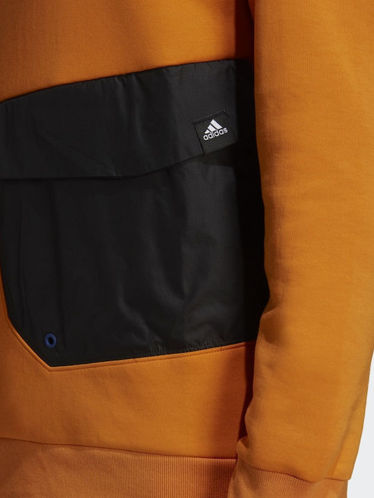 Sportswear Sweatshirt with Hood Focus Orange