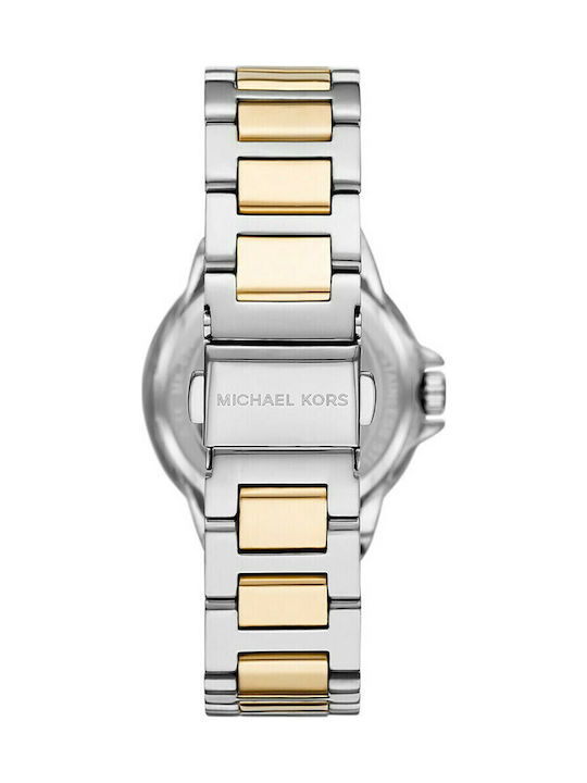 Michael Kors Camille Women's Watch Chronograph with Metal Bracelet Silver / Gold