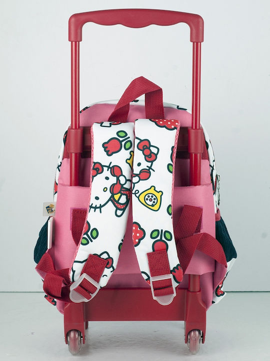 Gim Hello Kitty Tulip Schulranzen Trolley Kindergarten Rosa mit Flaschenhalter 12Liter