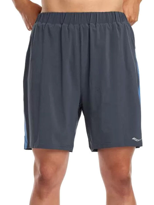 Saucony Road 7'' Men's Athletic Shorts Navy Blue