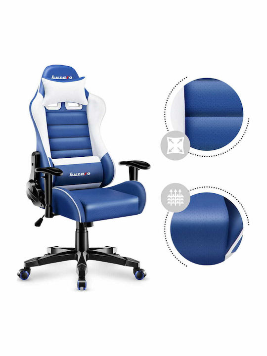 Huzaro Ranger 6.0 Child Artificial Leather Gaming Chair with Adjustable Arms Blue