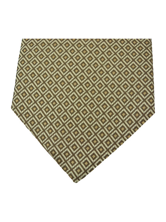 Pierre Cardin Men's Tie Silk Printed In Beige Colour