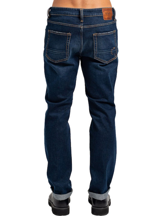 Hardy Men's Jeans Pants with Regular Straight Fit Blue