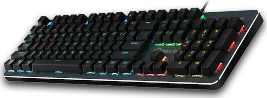 Meetion MK007 Gaming Μηχανικό Πληκτρολόγιο με Custom Blue διακόπτες και RGB φωτισμό (Αγγλικό US)