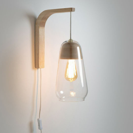 La Redoute Interieurs Осветително тяло За стена Кафяв 16x21x37см. La Redoute Interieurs Осветително тяло За стена Кафяв 16x21x37см.