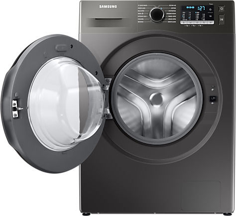 Samsung Πλυντήριο Ρούχων 9kg με Τεχνολογία Ατμού 1400 Στροφών Ecobubble Inox WW90TA046AX/EU