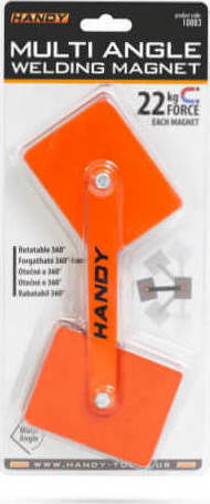 Handy 10883 Γωνία Συγκόλλησης με Μαγνητική Ικανότητα 22kg & Γωνίες 360°