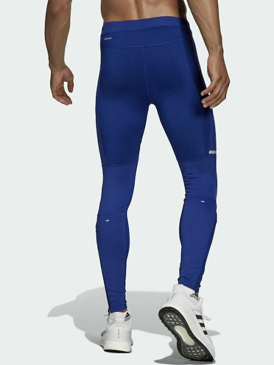 adidas Saturday Warm Running Ισοθερμικό Παντελόνι Μπλε adidas Saturday Warm Running Ισοθερμικό Παντελόνι Μπλε