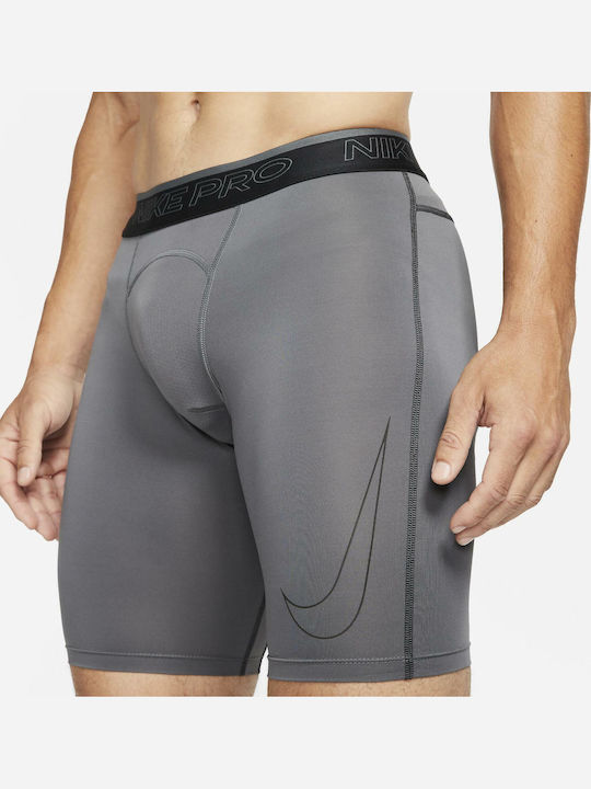 Nike Pro Dri-Fit Men's Sports Short Leggings Gray