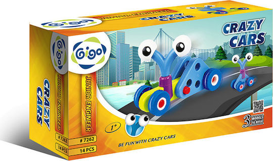Gigo Plastic Construction Toy Crazy Cars