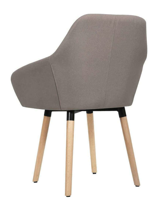 Stühle Speisesaal Taupe 2Stück 62x54x83.5cm