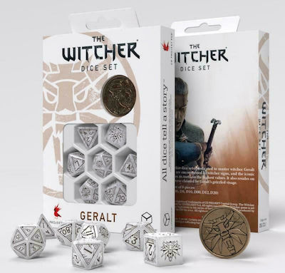 Q Workshop The Witcher Dice Set Dice The White Wolf SWGE3T