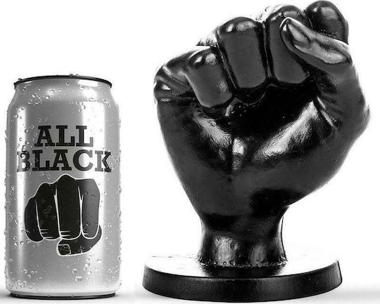 All Black Fist Πρωκτικό Dildo Μαύρο 14cm
