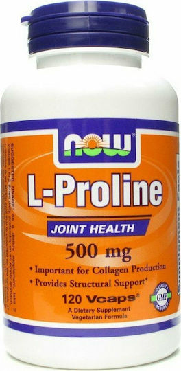 Now Foods L-Proline 120 Билкови капсули Без вкус