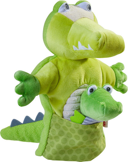 Haba Γαντόκουκλα Puppet Crocodile with Hatchling